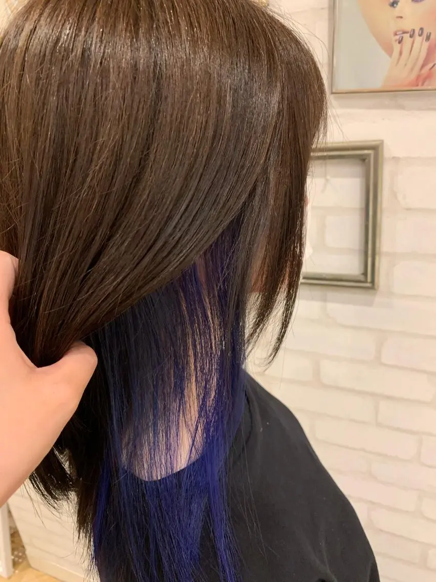 ミディアム カラー アッシュ ベージュカラー ブルーカラー Gain Nanamiのエステ・リラクイメージ