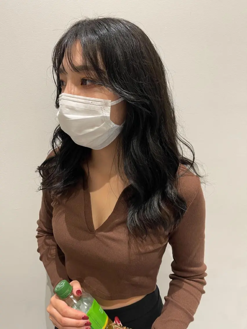 ロング カラー カット ヘアカラー 狩野 羅夢のヘアスタイル