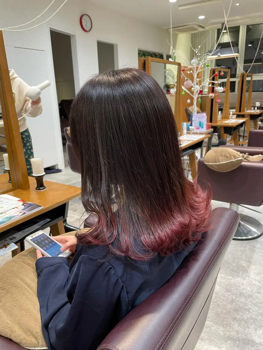 ロング カラー HAREru. モデル募集【戸塚】のヘアスタイル