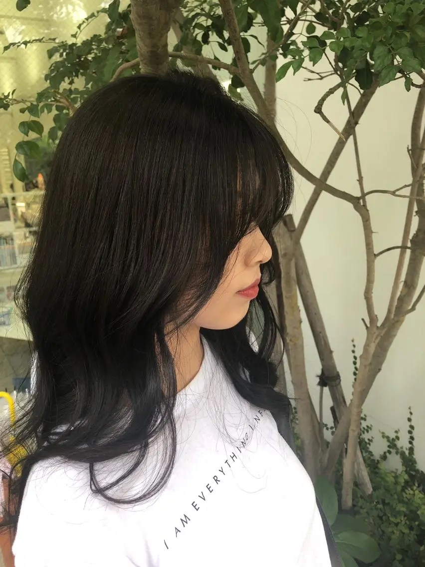 ロング カラー 韓国風ヘア カット ヘアカラー トリートメント 千種区/くせ毛カット /尾島光季のヘアスタイル