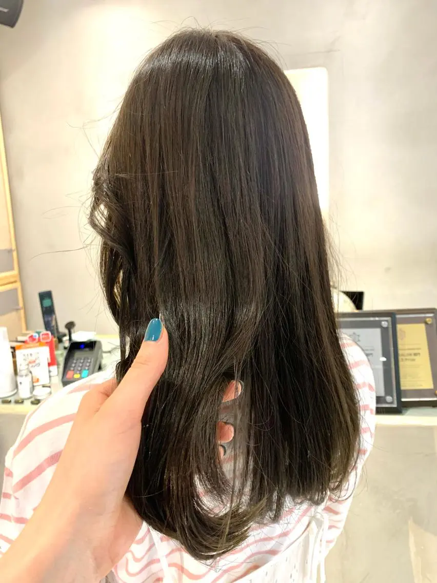カラー ヘアカラー トリートメント ヘッドスパ ヘアセット 透明感カラー/ レイヤー🤎mamiのヘアスタイル