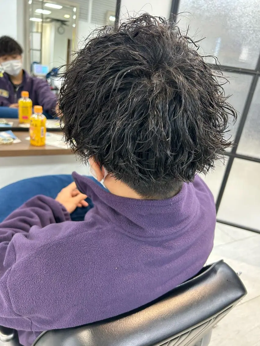 ショート パーマ メンズ カット パーマ メンズパーマの達人 / タカシマダイスケのヘアスタイル