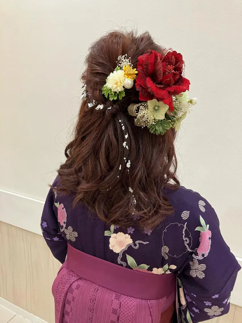 ミディアム ヘアセット yukari 艶髪ヘアのヘアスタイル