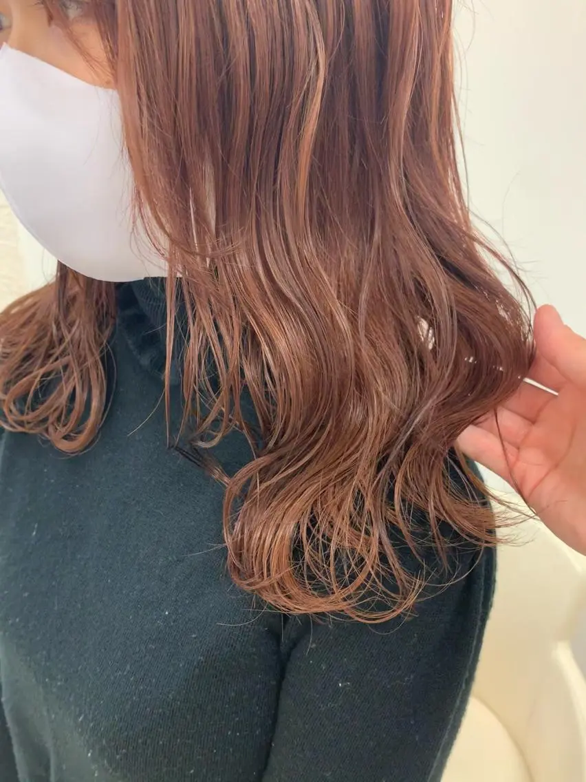 ロング カラー 暖色/ブリーチカラー 🎀 M i k uのヘアスタイル