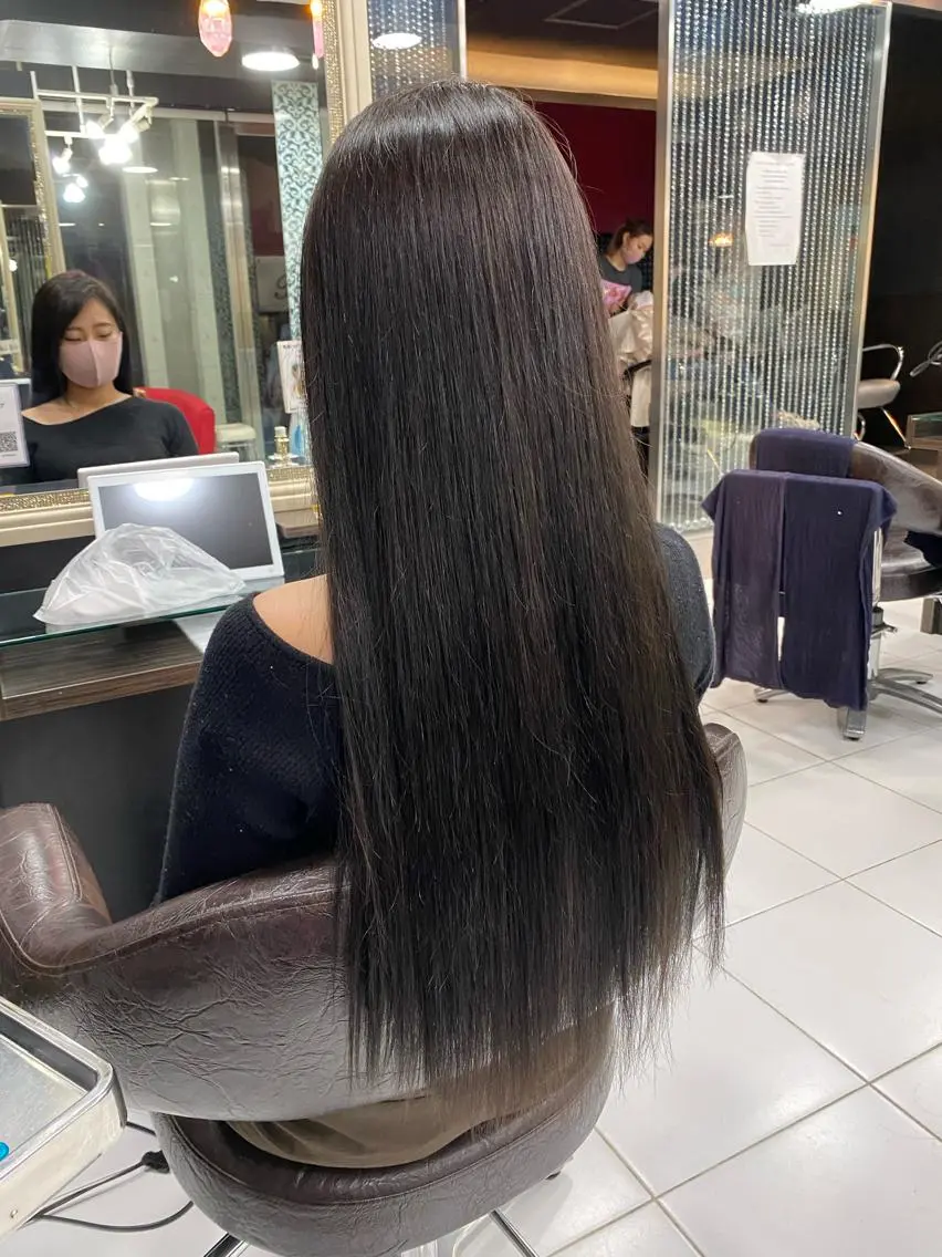 ロング カラー ヘアカラー トリートメント グレージュ達人/赤み 消し/ブリーチ/岩崎のヘアスタイル