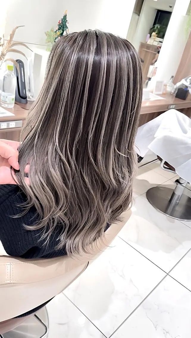 ロング カラー バレイヤージュ 髪質改善 レイヤーカット ヘアカラー トリートメント 大宮/バレイヤージュ 髪質改善/澤田隆誠のヘアスタイル
