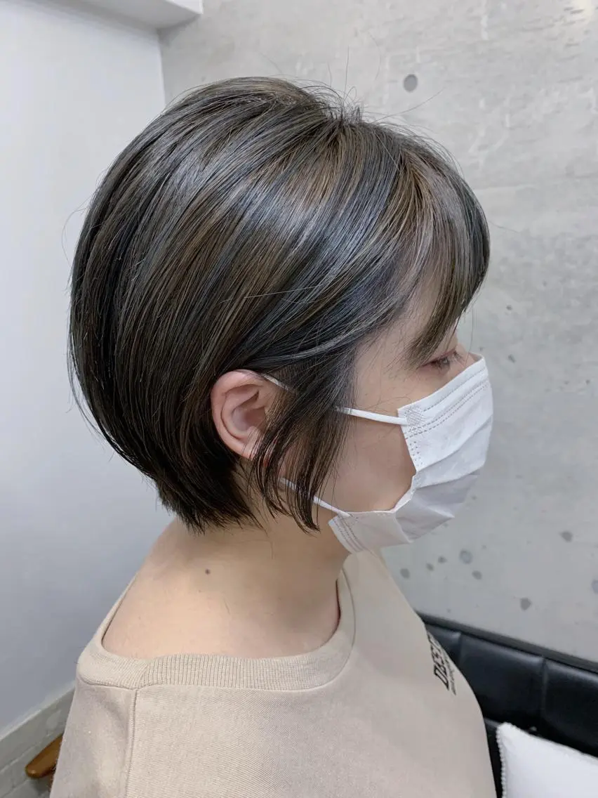 ショート カラー 切りっぱなしボブ ハンサムショート アディクシーカラー ブリーチ ケアブリーチ 松本 和之のエステ・リラクイメージ