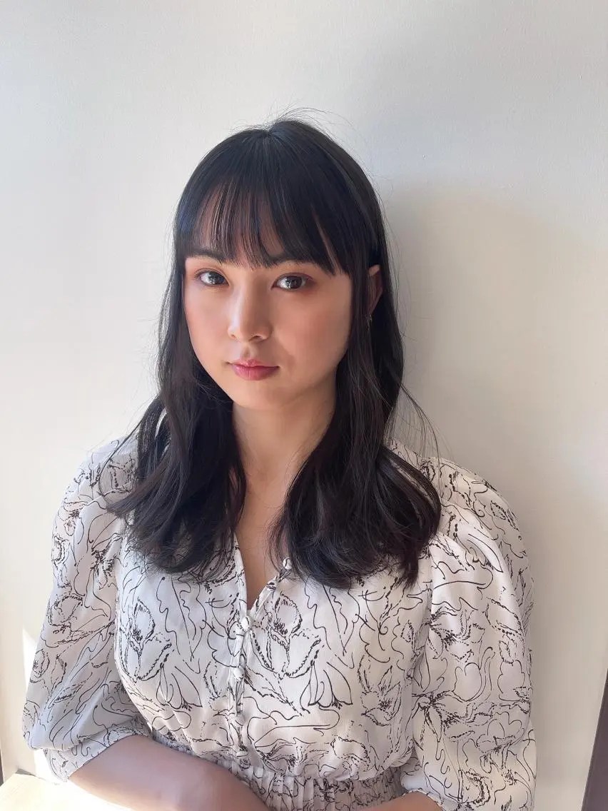 ミディアム カット 縮毛矯正 トリートメント 🫧美髪縮毛矯正 🫧SEKIのヘアスタイル