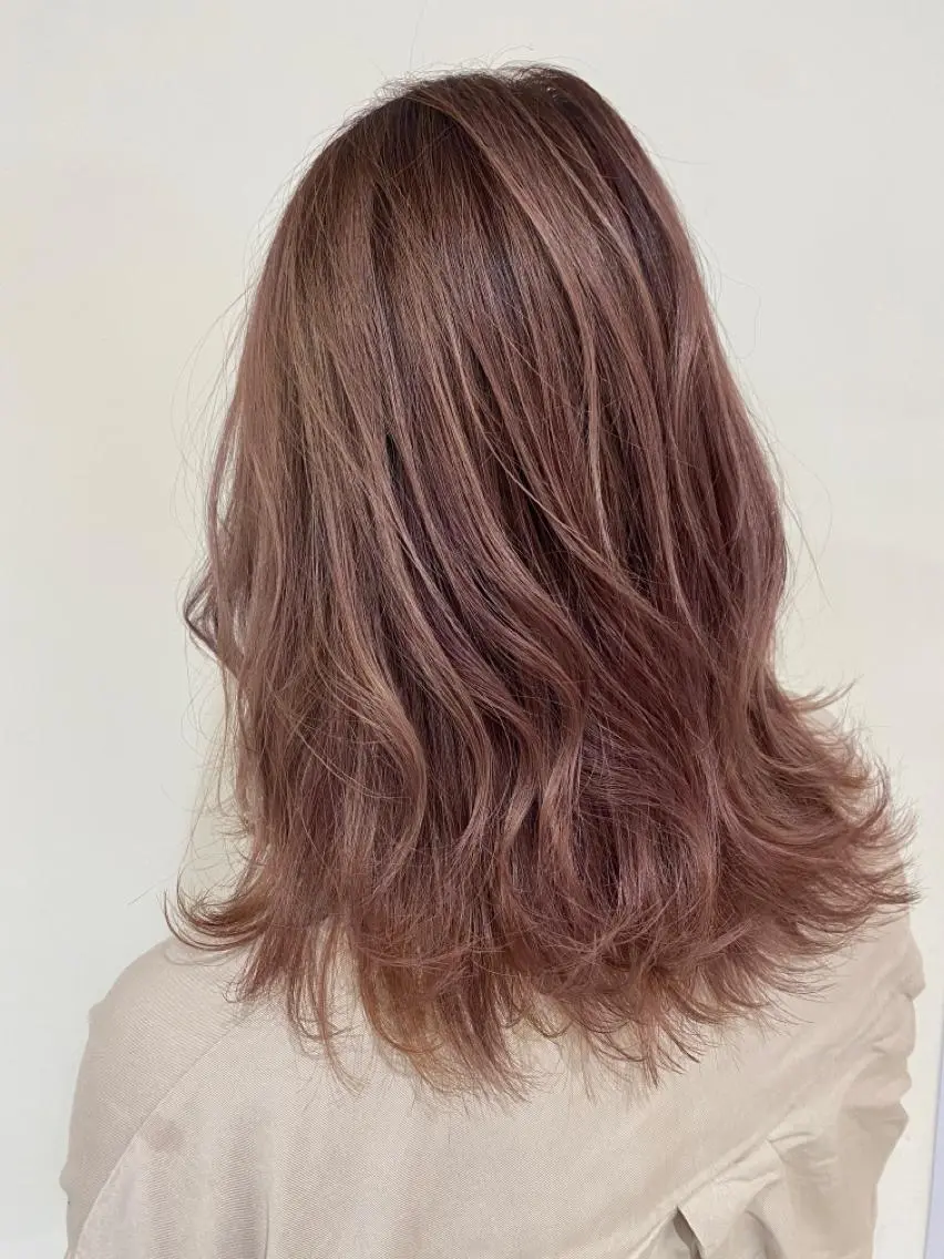ミディアム カット ヘアカラー Maison 寺尾拓朗のヘアスタイル