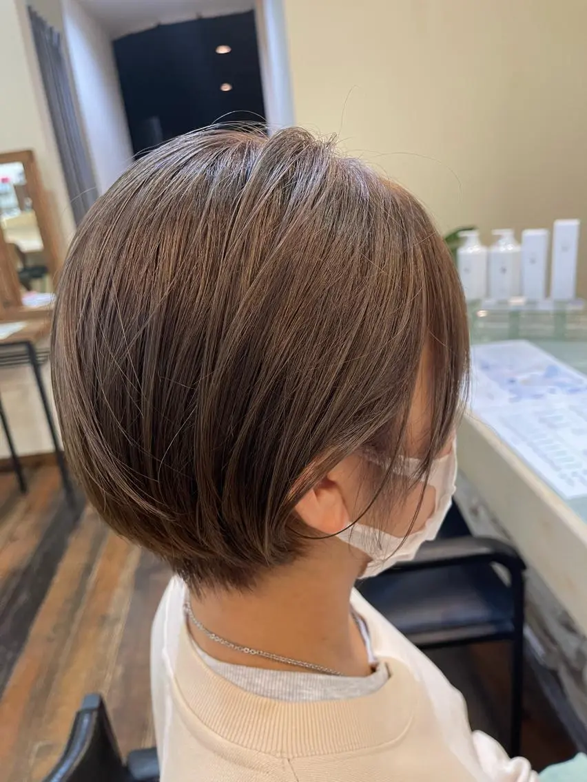 ショート 梶原 真帆のヘアスタイル