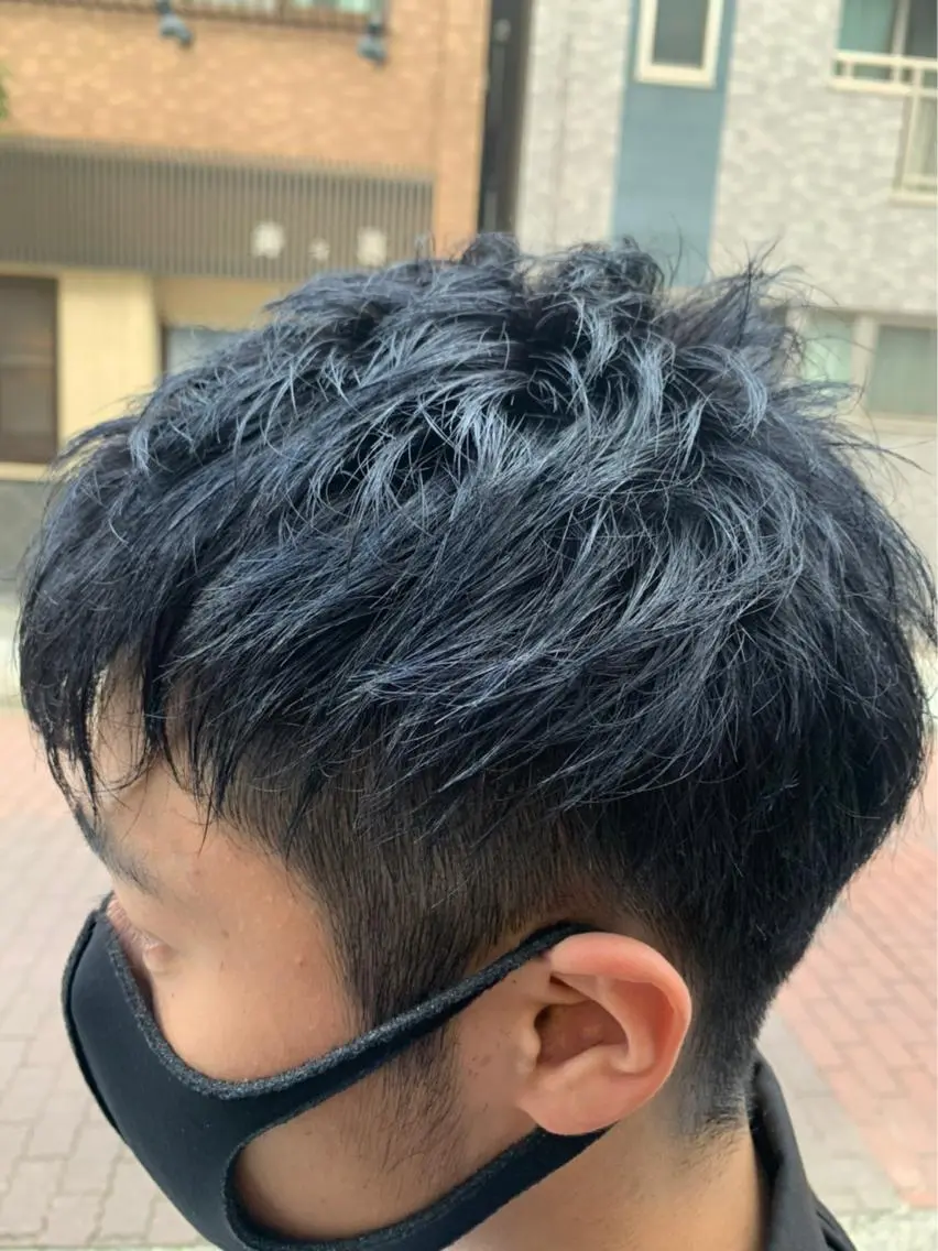 ショート メンズ カット CARICIA 渡邉 祐南のヘアスタイル