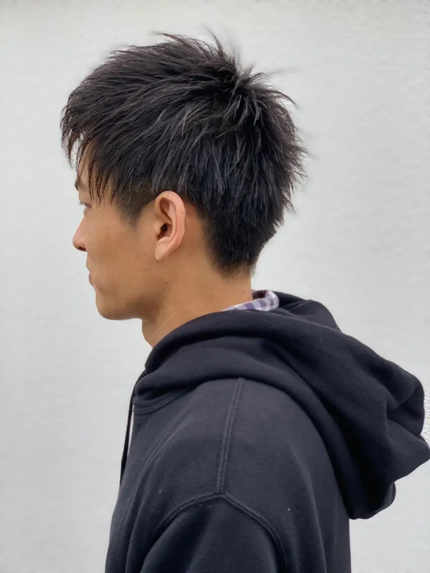 ショート メンズ カット トリートメント ヘッドスパ ヘアセット 中村 優太のヘアスタイル