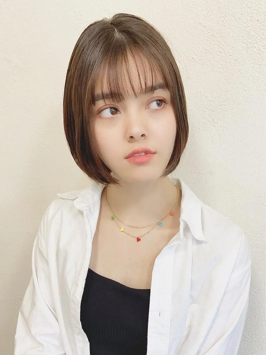 ショート カラー カット ヘアカラー 小顔ショート✁ ⁂Yukari⁂のヘアスタイル