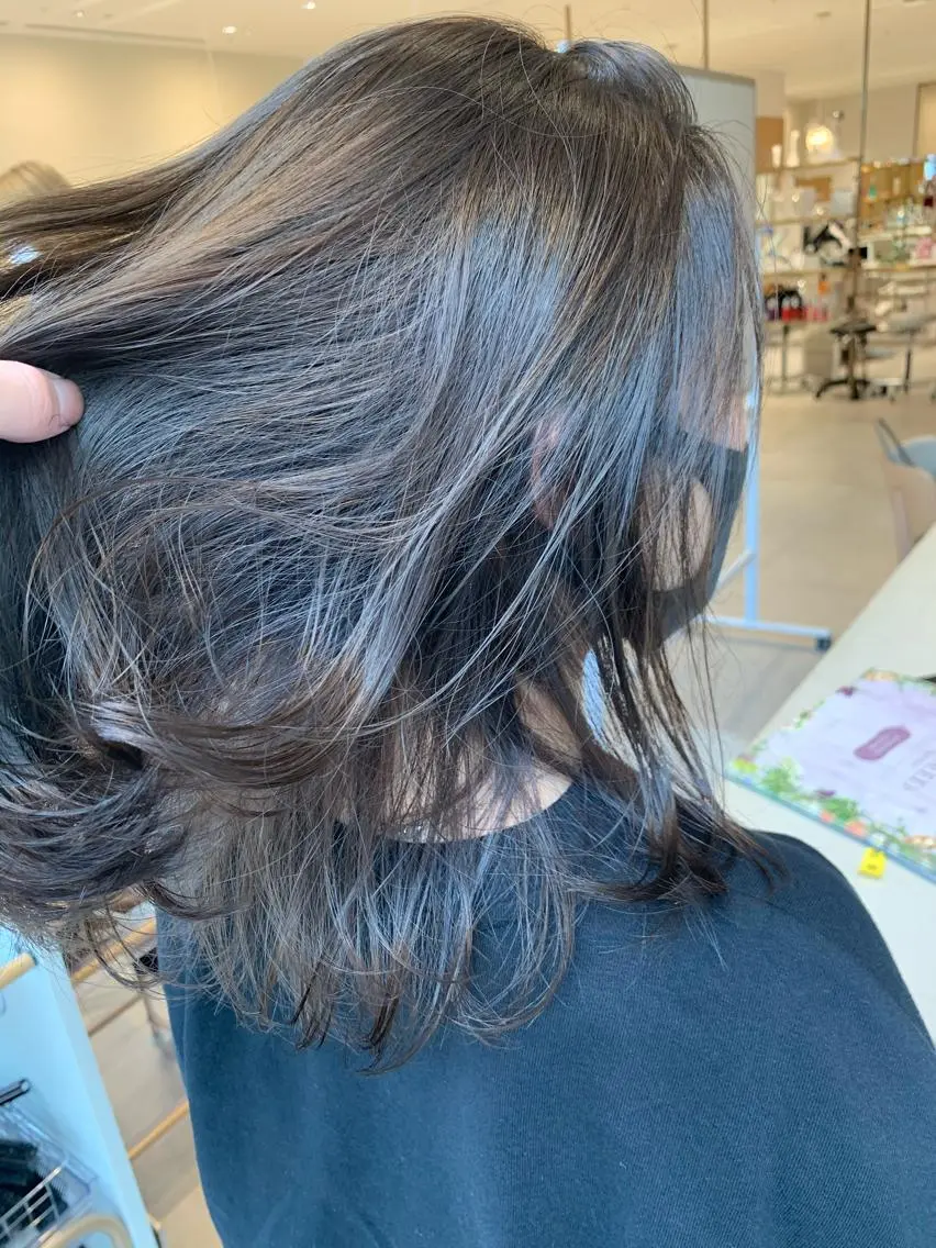 カラー 透明感カラー レイヤー専門家 ダブルカラー修のヘアスタイル