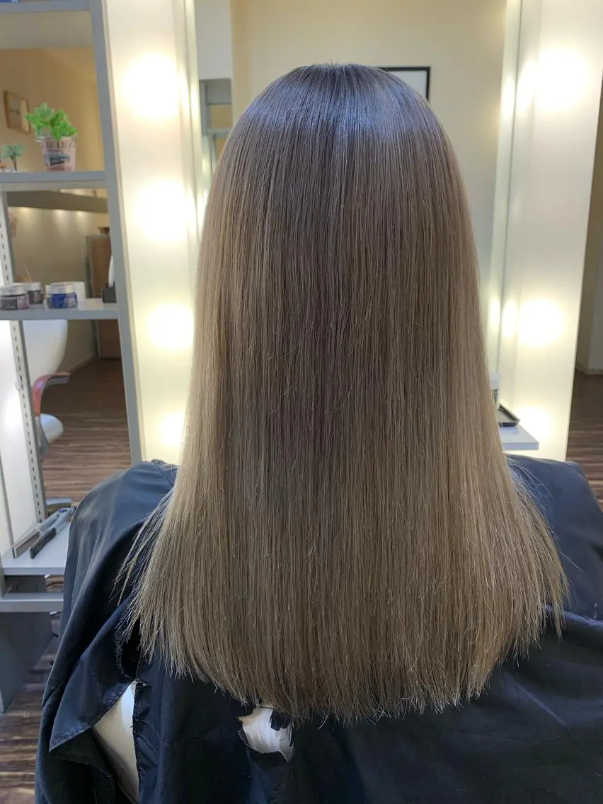 ミディアム カラー ダブルカラー 髪質改善サロン ARCHE野瀬冬馬のヘアスタイル