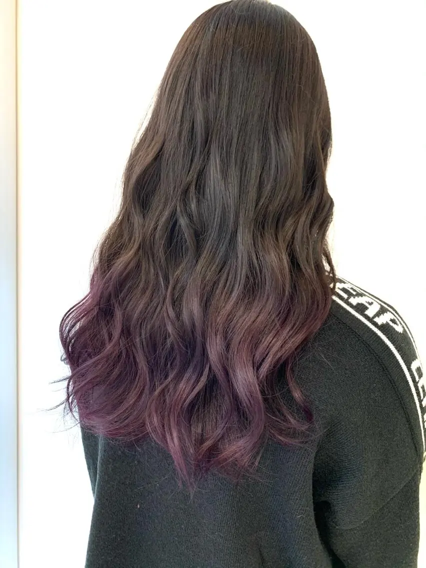 ロング カラー 無料カットモデル募集 スタイリスト石井大夢のヘアスタイル
