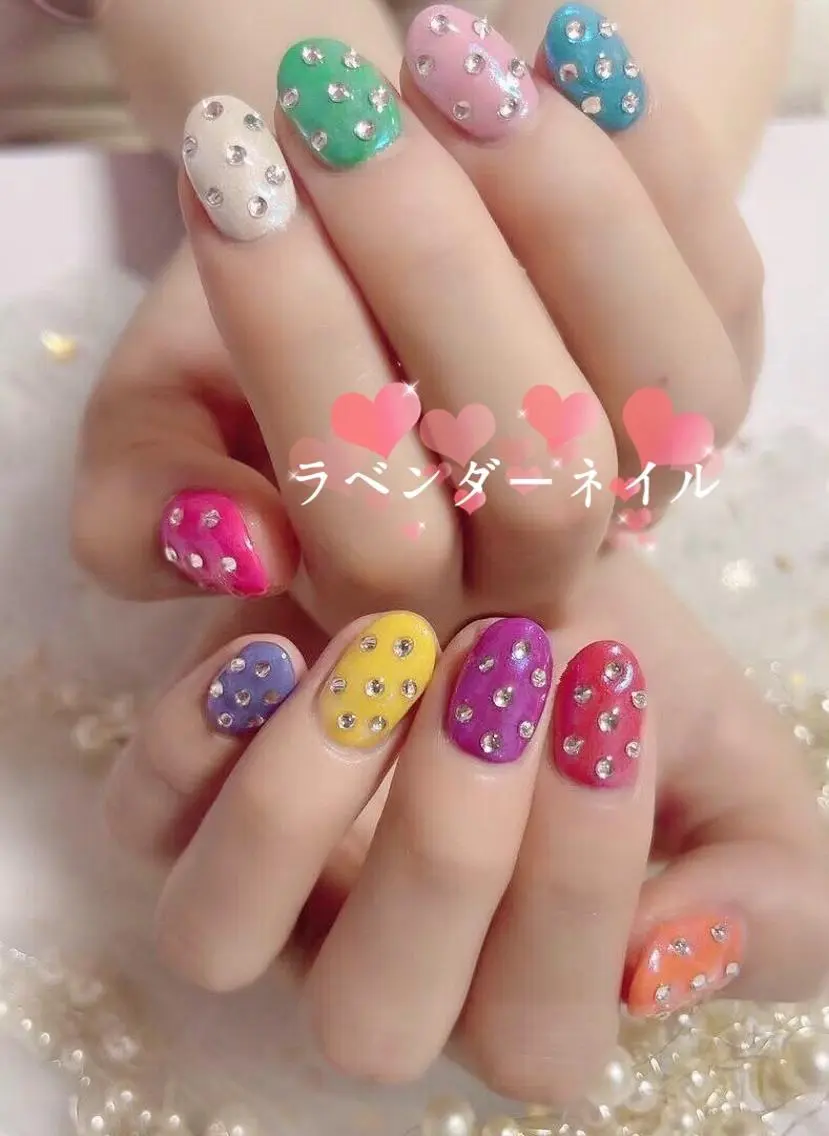 ネイル ラベンダー💖日暮里 ルル💖ネイルのネイルデザイン