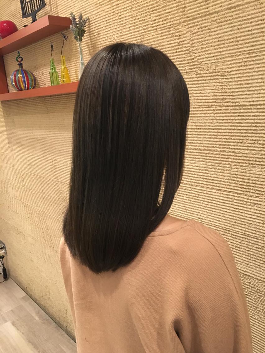 セミロング 植田 敬太のヘアスタイル