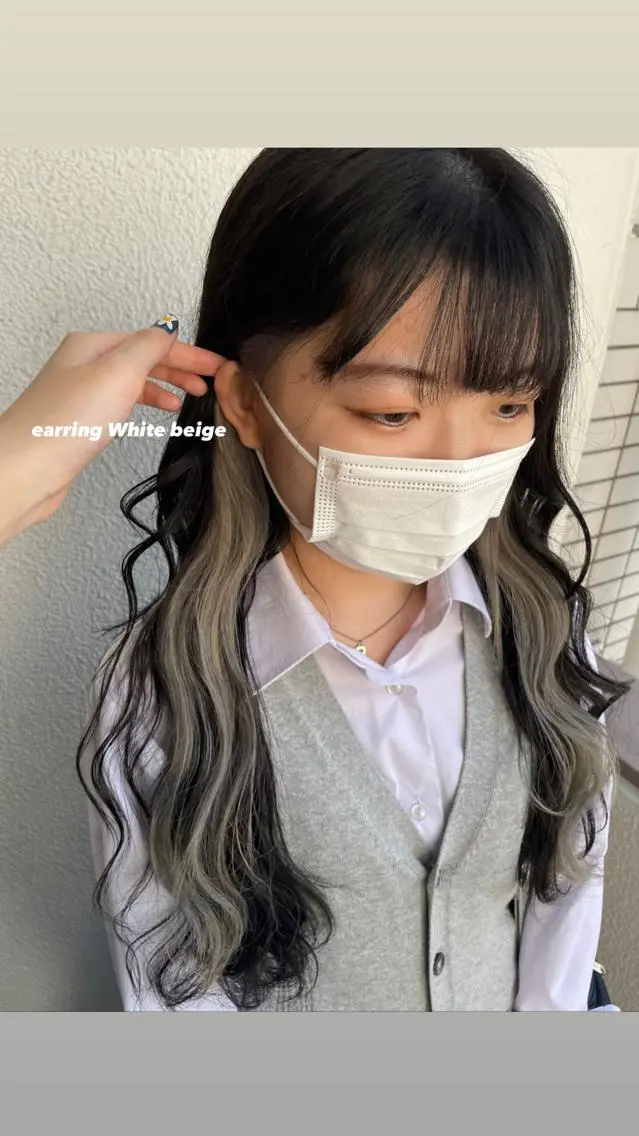 ロング カラー パーマ ヘアアレンジ メンズ キッズ ネイル マツエク・マツパ 透明感カラー・レイヤ ー🎀amika🎀のヘアスタイル