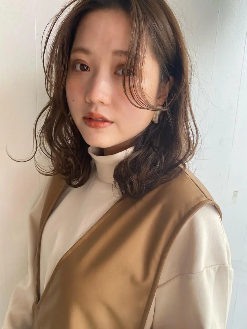 ミディアム 🍃透明感スタイル ｙｕ-ｋａ🍃のヘアスタイル