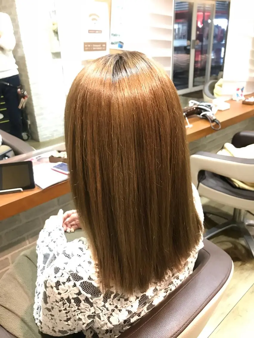 ミディアム 川村 綾のヘアスタイル