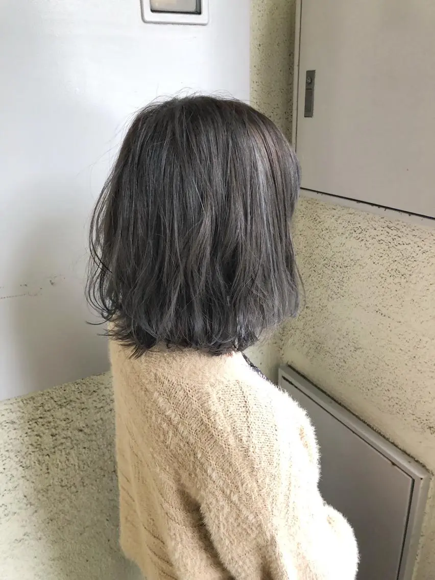 ショート アッシュ アッシュグレー 【 DIPTH 】 代表コウキ🥇のヘアスタイル