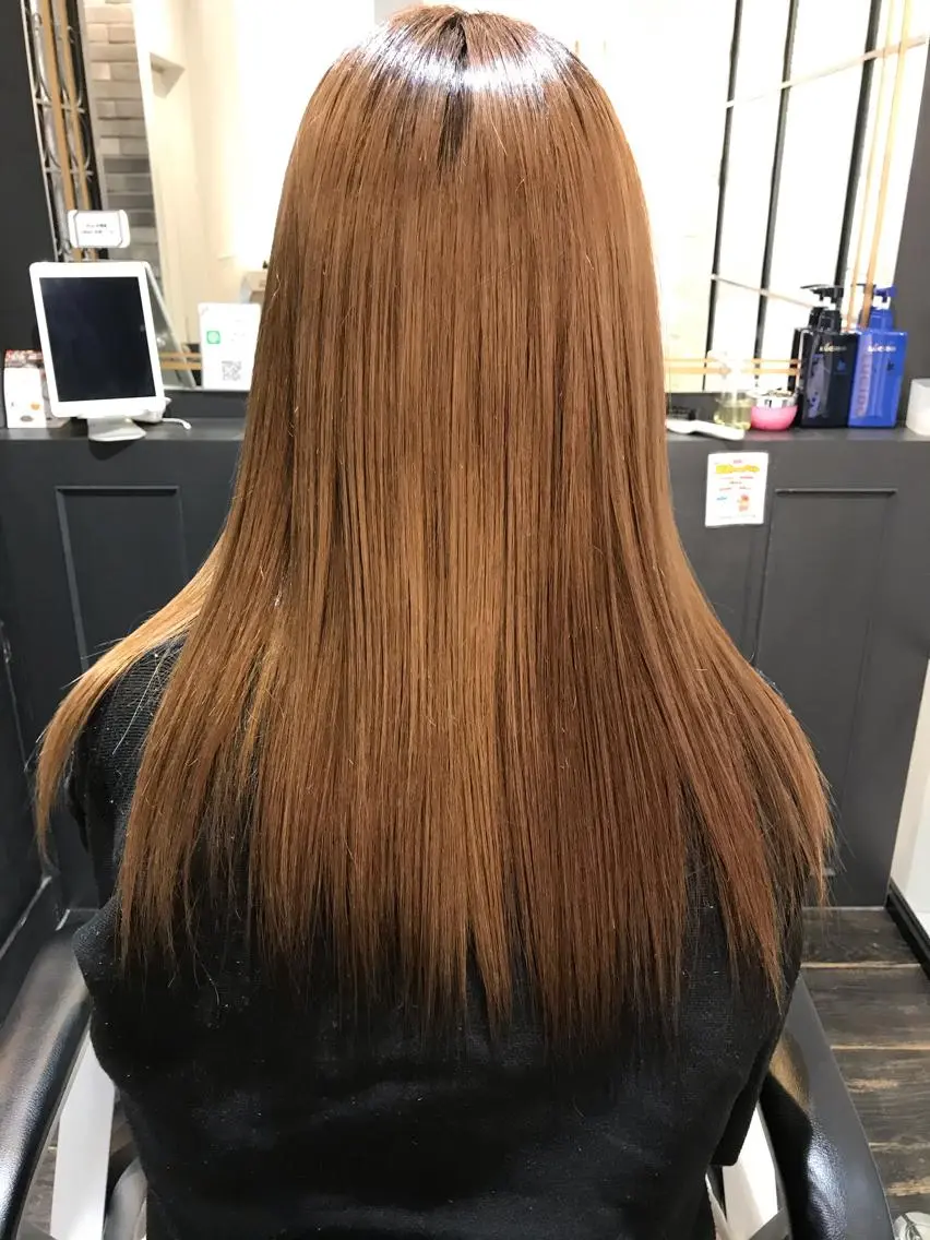 セミロング カラー パーマ ヘアアレンジ メンズ キッズ ネイル マツエク・マツパ メンズウルフカット アディクシーカラー 透明感カラー ボブ ウルフカット 藤井 仁紀のヘアスタイル