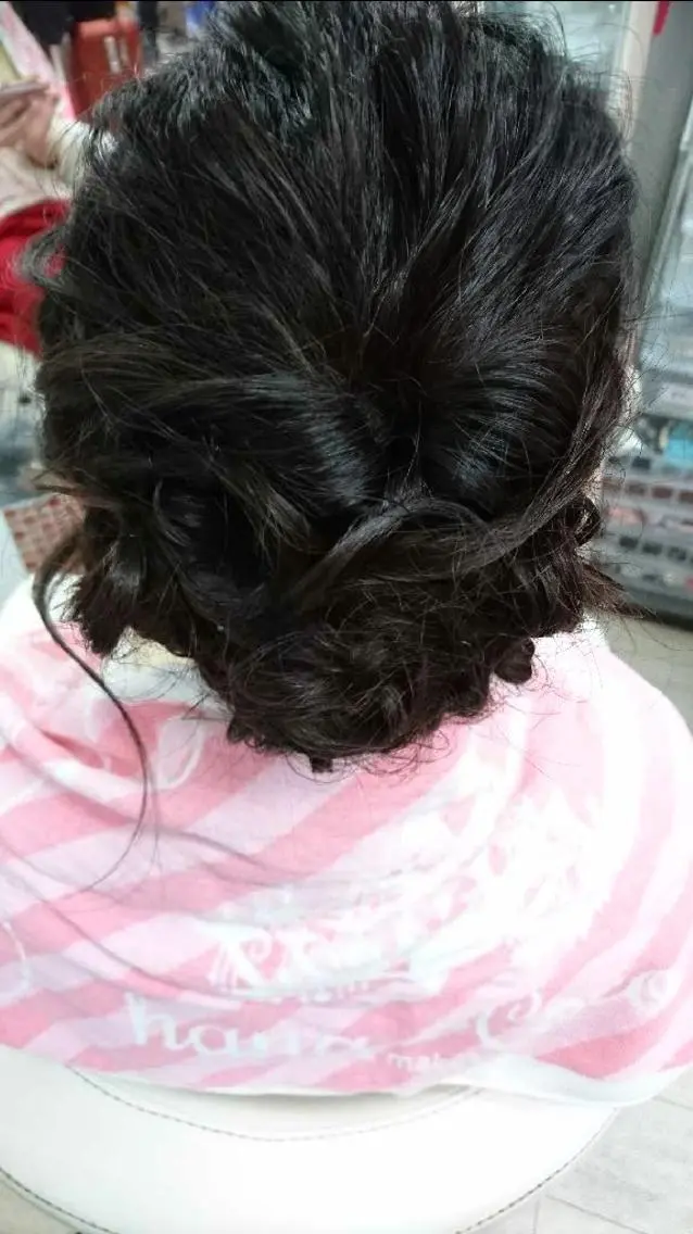 ロング ヘアアレンジ 工藤 マユナのヘアスタイル