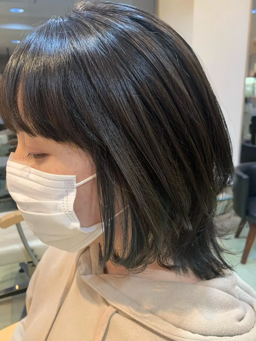 セミロング カラー ヘアカラー トリートメント ヘアセット 🌸スタイリスト 山浦美恵のヘアスタイル
