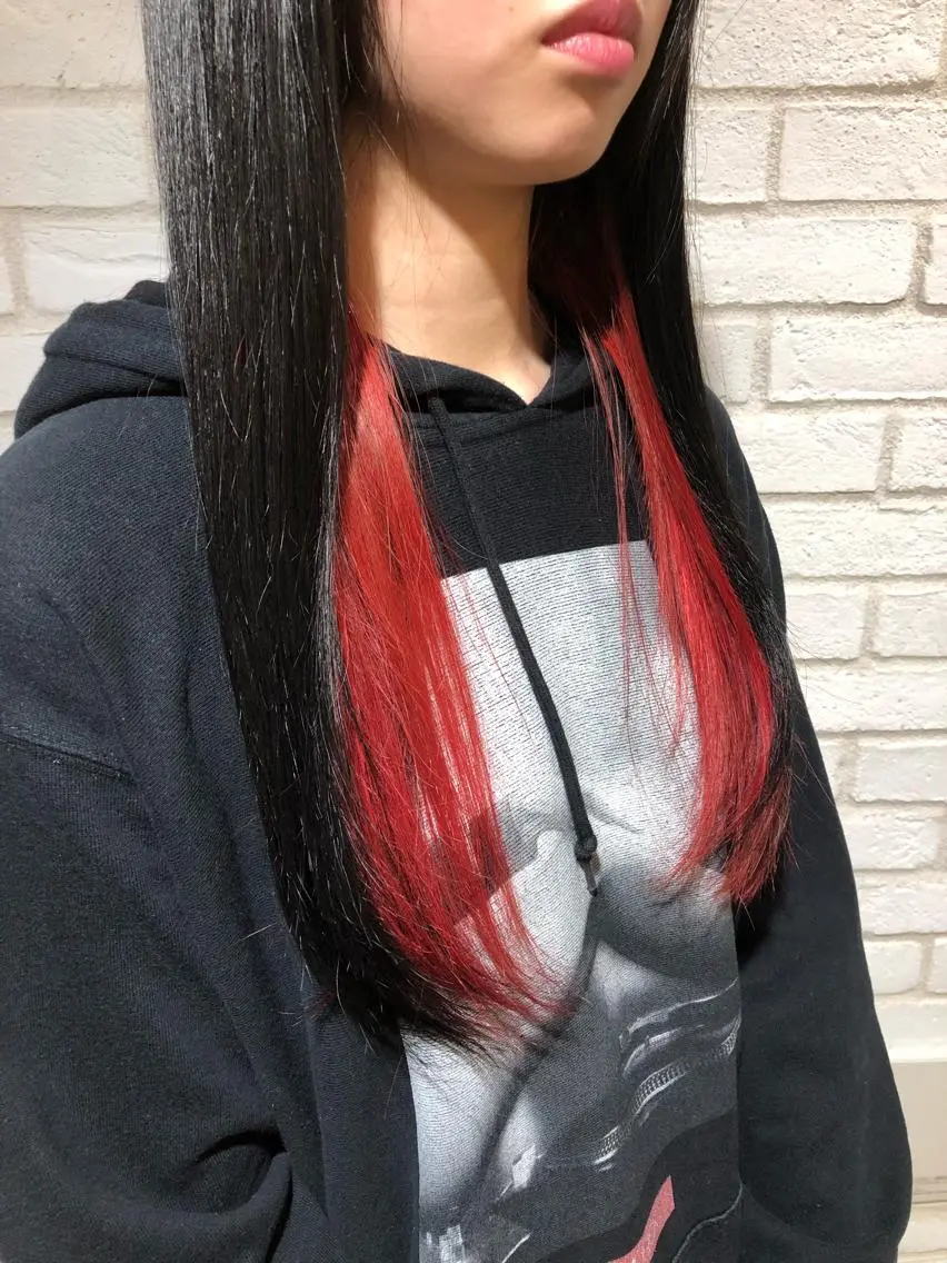 ロング パーマ ヘアアレンジ メンズ キッズ ネイル マツエク・マツパ メンズインナーカラー 新宿/髪質改善/ 美髪矯正✨浅江通友のヘアスタイル