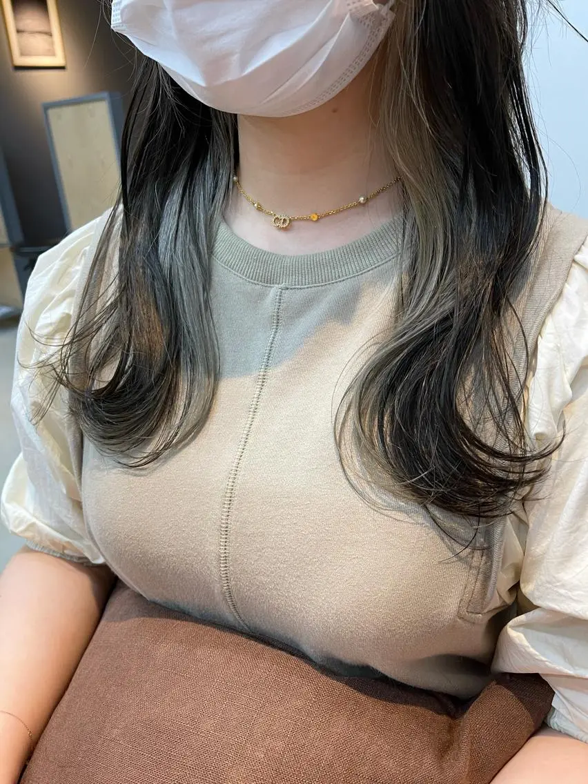 ロング カラー インナーカラー 似合わせショート×透 明感/やじまたかしのヘアスタイル