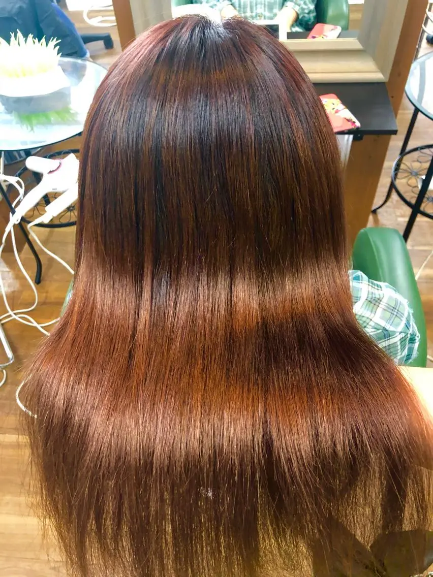 セミロング カラー SHIORI💜口コ ミNo.1艶カラーのヘアスタイル