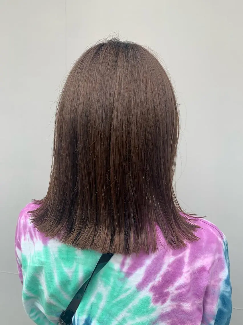 ミディアム hubhair レイヤー/透明感のヘアスタイル