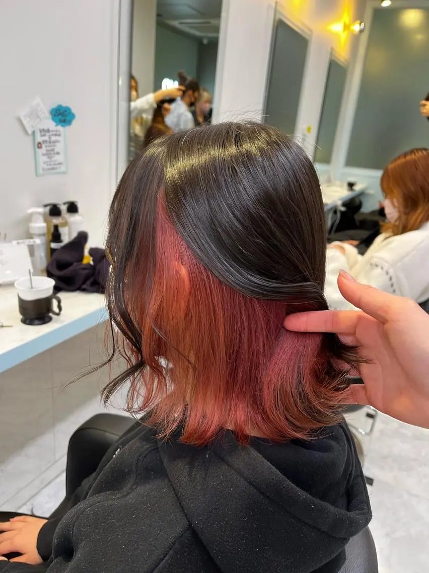 ミディアム カラー ブリーチカラー 🩵MIZUKIのヘアスタイル