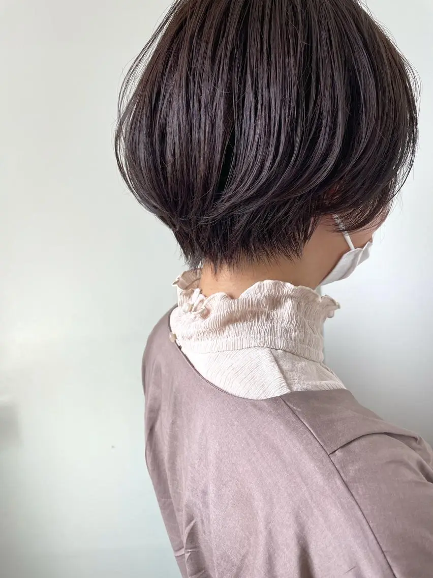 ショート カラー ベリーショート アッシュ ブリーチ ハイライトカラー ハイトーンカラー カット ヘアカラー トリートメント 江上拓郎/ショート /酸性ストレートのヘアスタイル