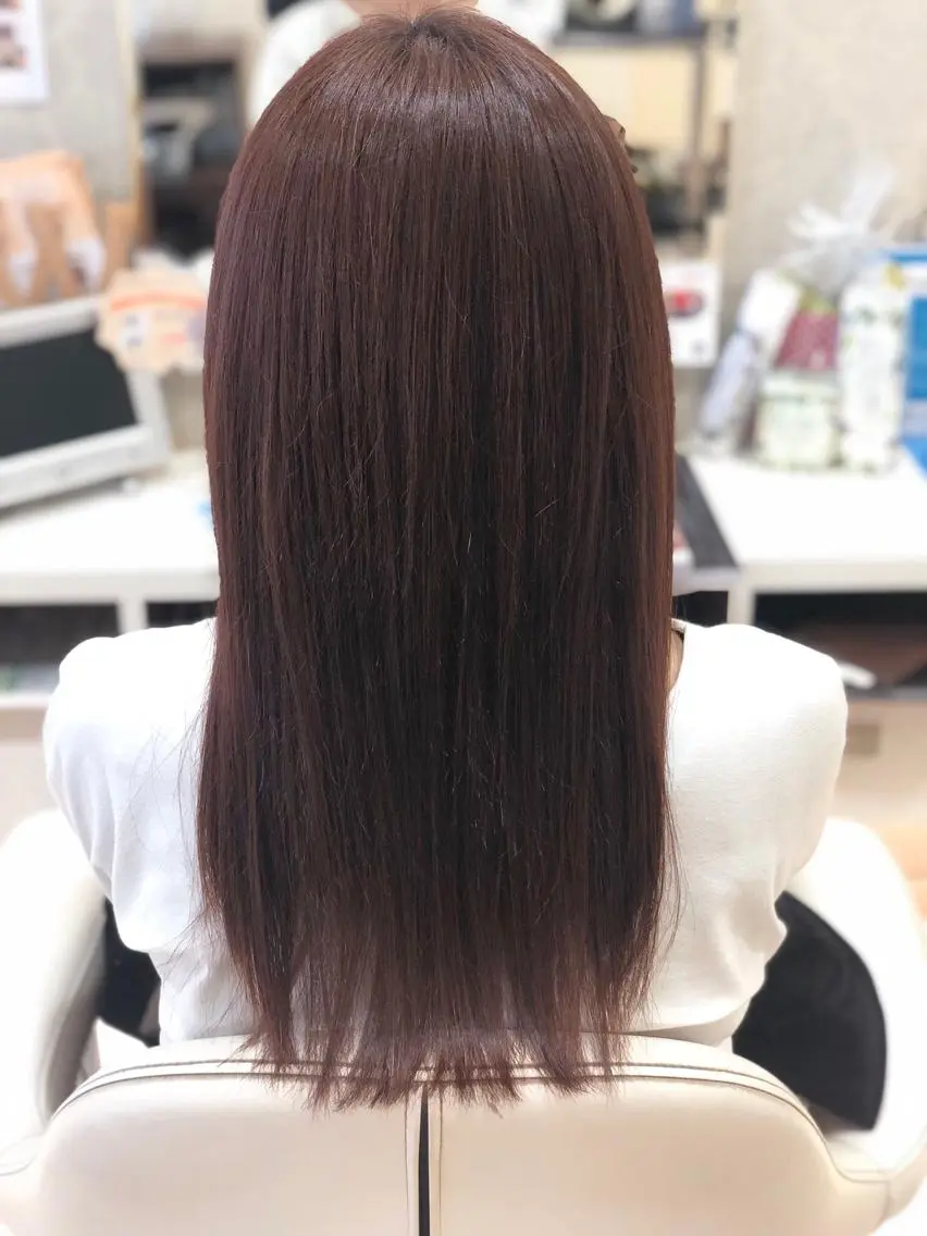 ロング パーマ 池村美月 @透明感カラーのヘアスタイル