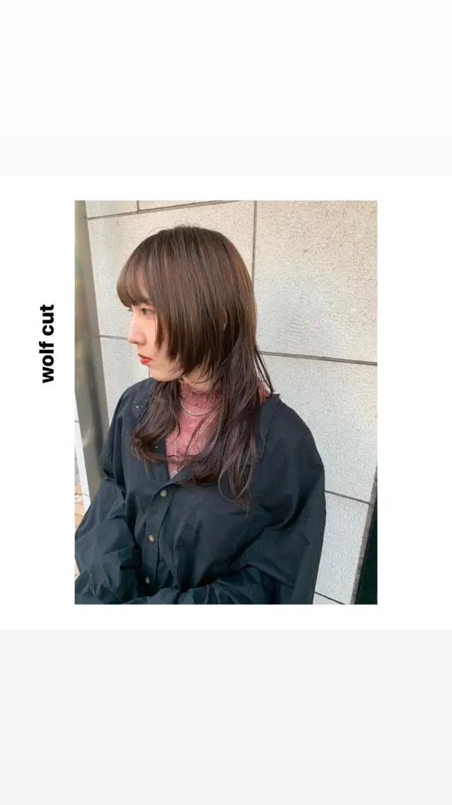 ミディアム カラー パーマ ヘアアレンジ メンズ キッズ ネイル マツエク・マツパ アイブロウ メンズウルフカット 眉カラー ウルフカット カット ヘアカラー トリートメント hiro【沿線で叶う 似合わせhair】のヘアスタイル