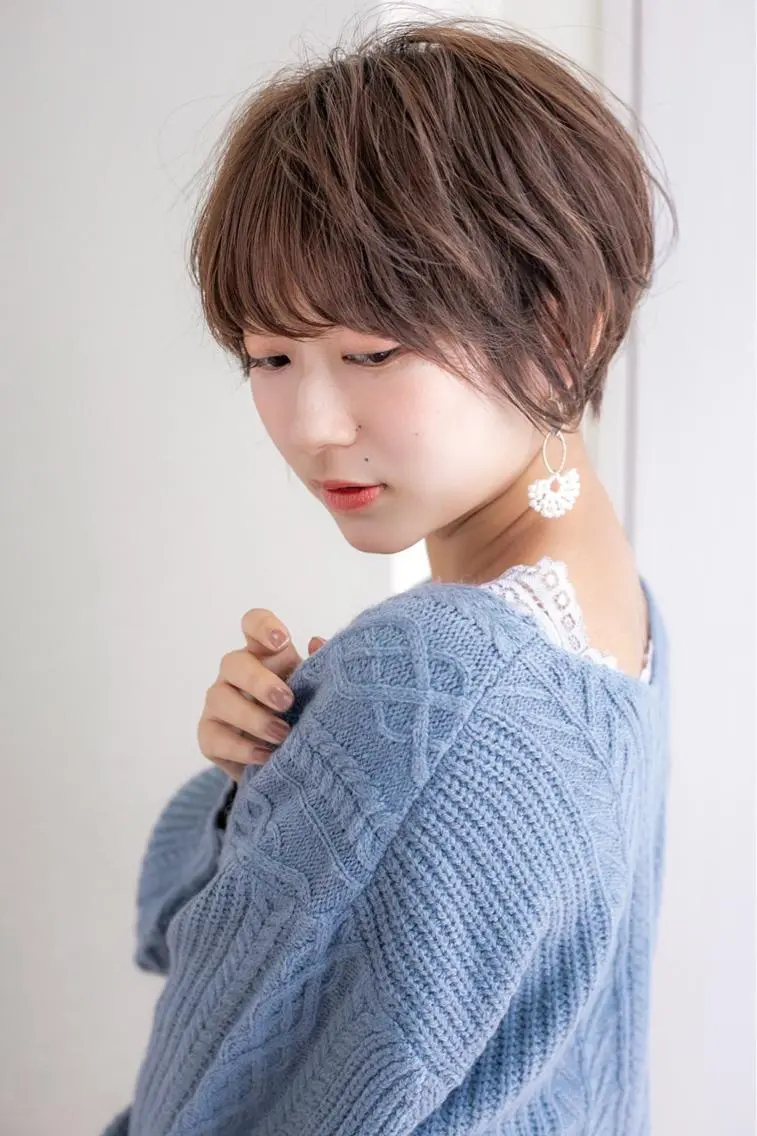 ショート くびれヘア ショートヘア Lond enikaのヘアスタイル
