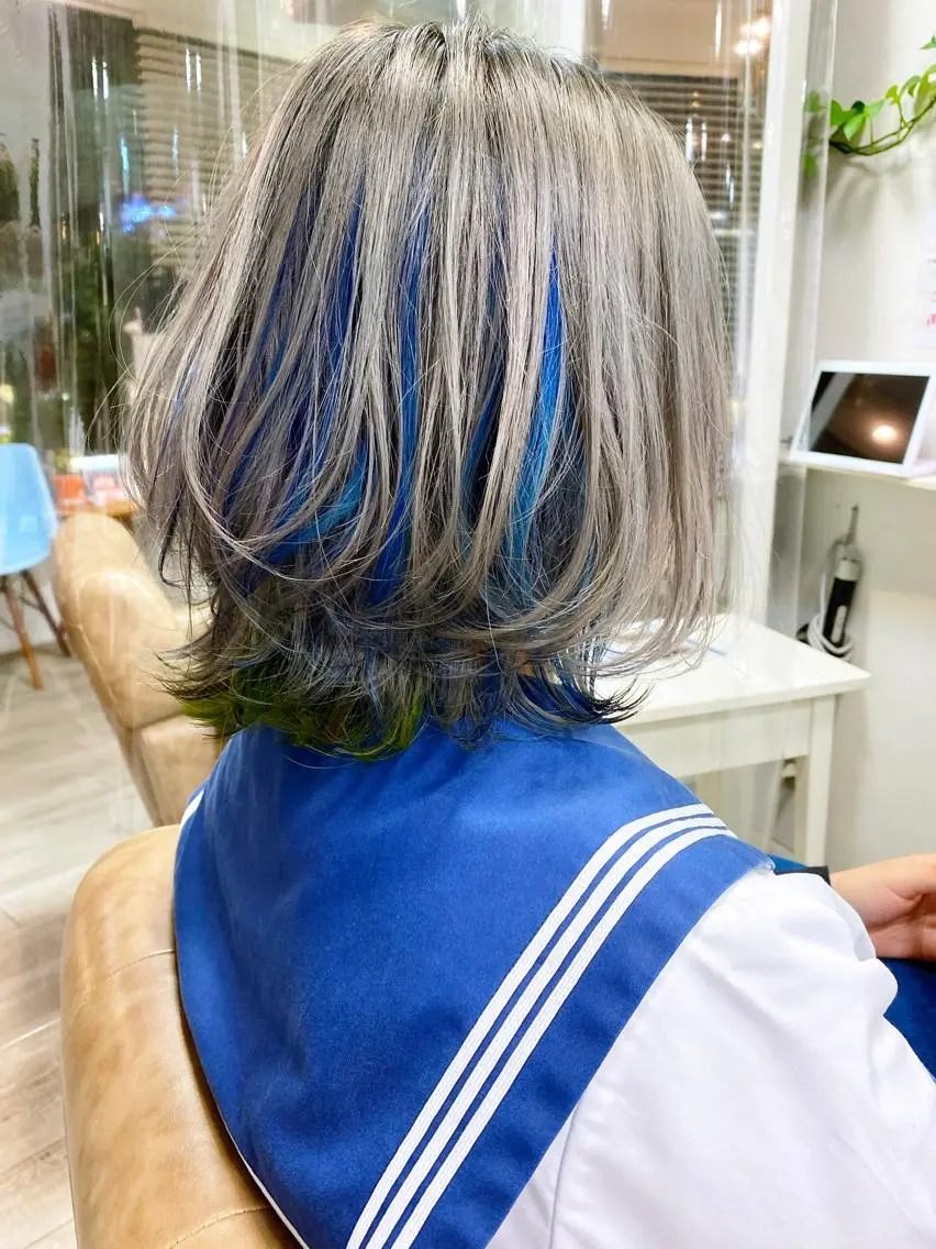 ミディアム カラー インナーカラー 三軒茶屋/髪質改善 やまなかのヘアスタイル