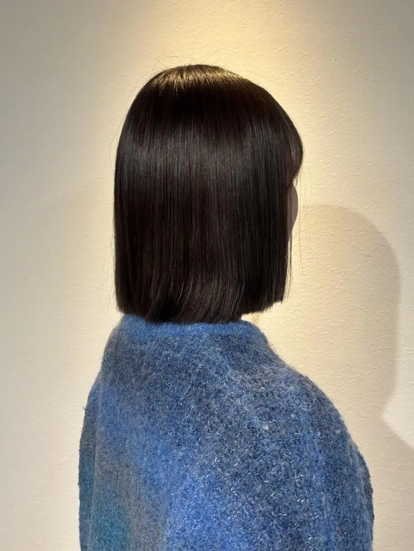ショート カラー ショートボブ バレイヤージュ ブリーチ ブラウンカラー ダブルカラー カット ヘアカラー トリートメント N° jemica 札幌のヘアスタイル