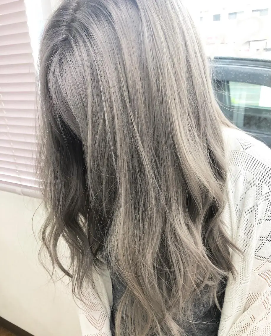 ロング カラー 🌟色落ちまで綺麗/ ブリーチ/RYO⭐️のヘアスタイル