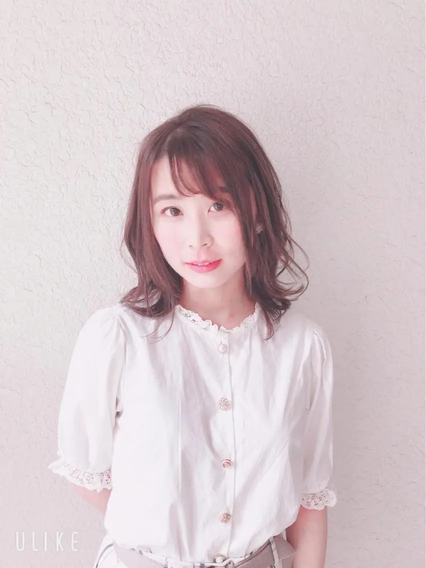 ミディアム カラー 村田 幸穂のヘアスタイル