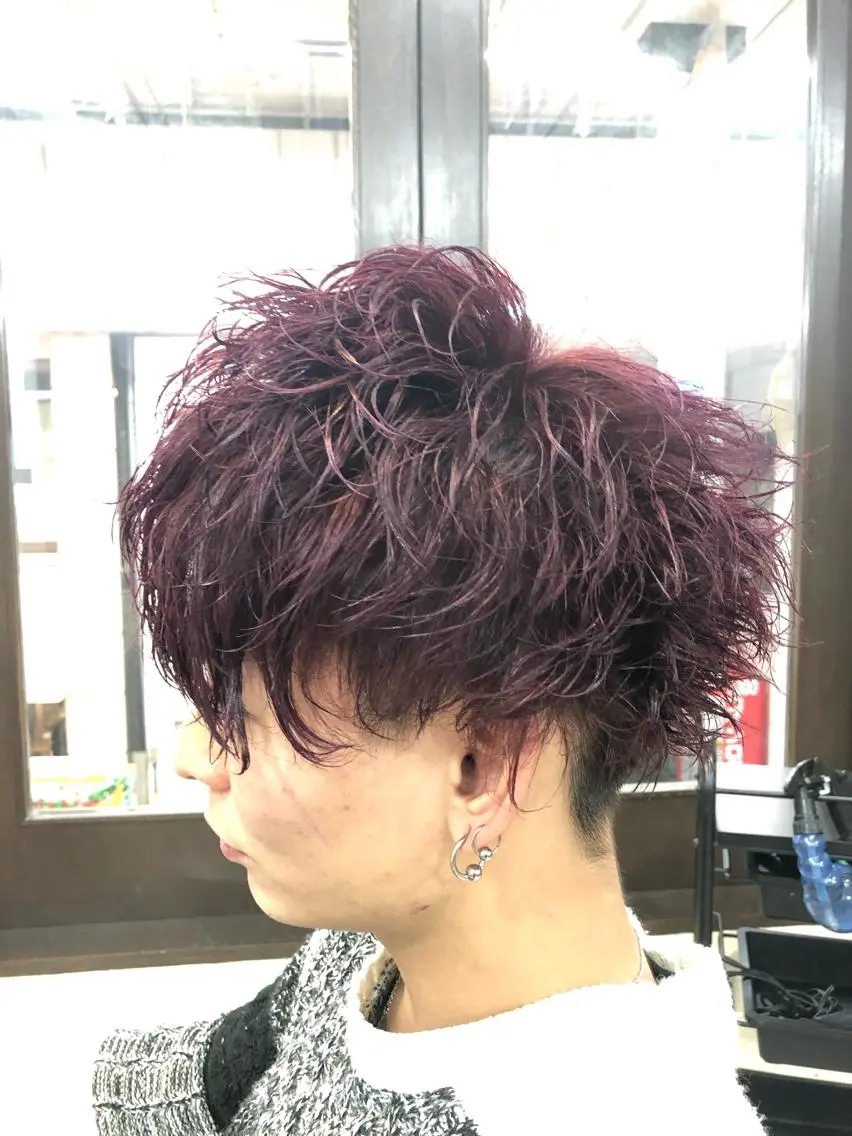 メンズ カット ヘアカラー カ レラのヘアスタイル