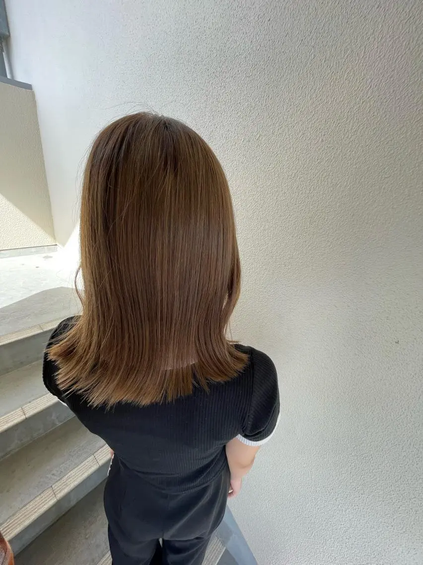 セミロング REI🫧オージュア ソムリエ🫧のヘアスタイル