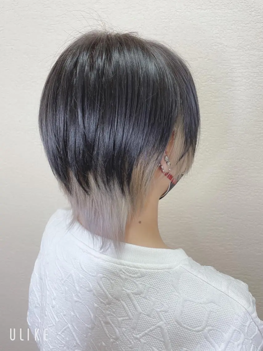 ショート カラー グレージュ カット ヘアカラー ❣️モードケイズ塚口 和田一将のヘアスタイル