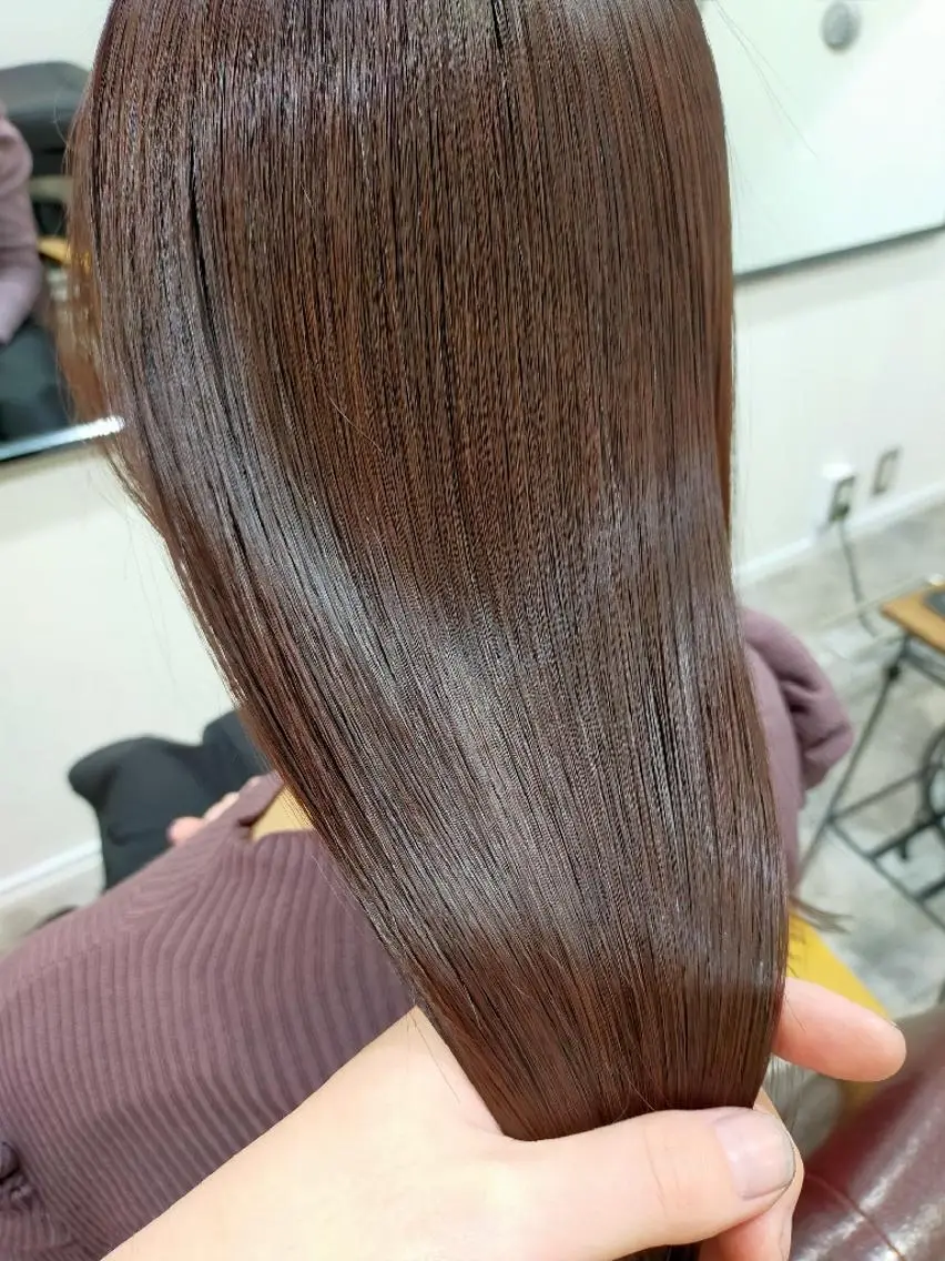 ロング カラー トリートメント ヘアカラー トリートメント 水素トリートメント/ 髪質改善/ナカノメのヘアスタイル
