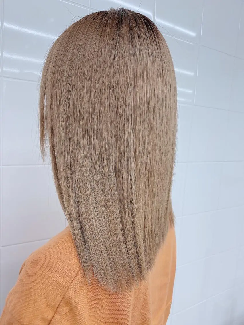 ミディアム カラー ヘアカラー トリートメント 🧡YUKA🧡 渋谷/プルエクステのヘアスタイル