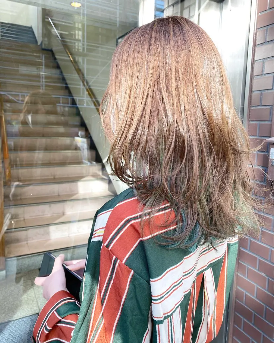 ロング カット ヘアカラー トリートメント KANUMA SHUTAのヘアスタイル
