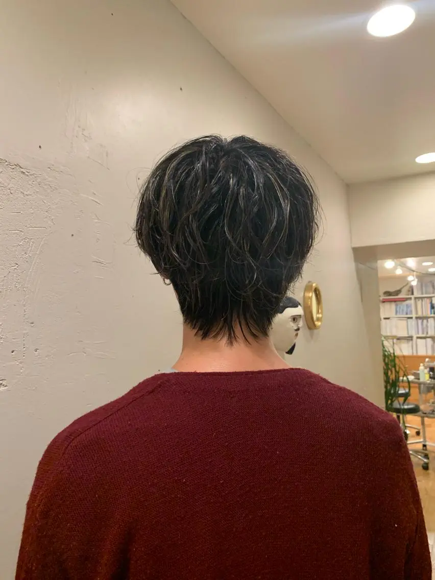 カラー メンズ 村田 陸のヘアスタイル