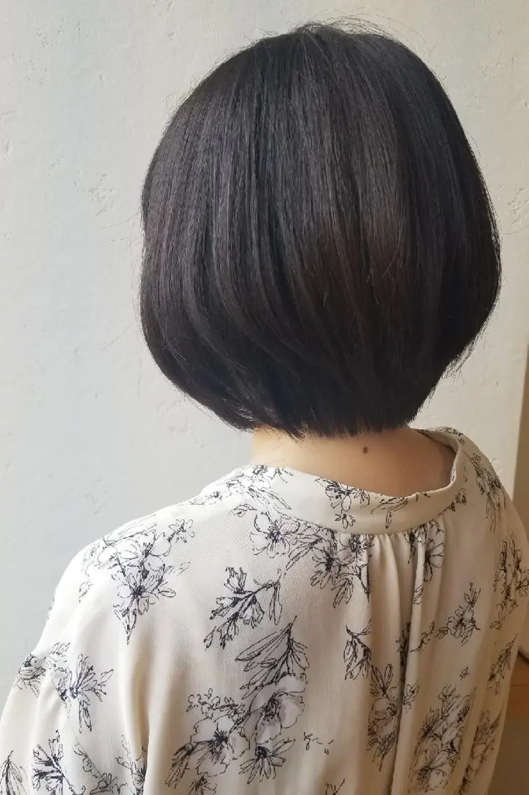 ショート ばんの かすみのヘアスタイル